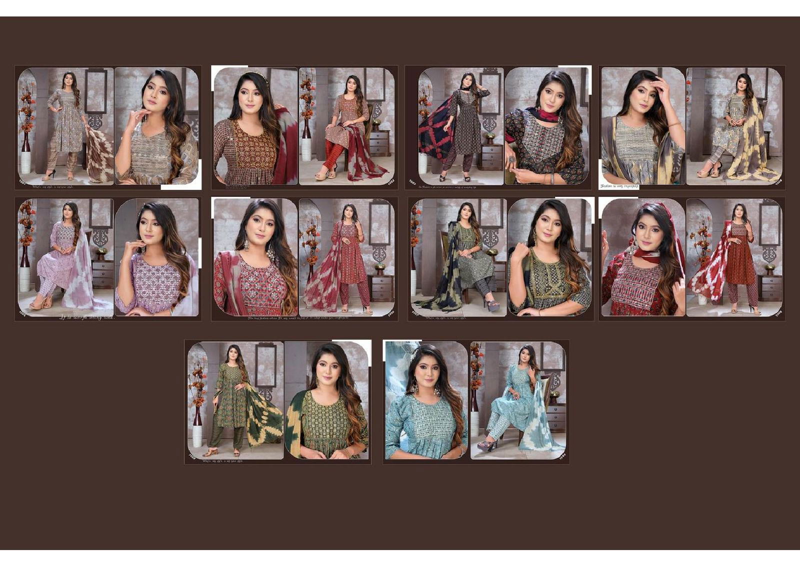 Jlf Sargam Vol 1 Designer Readymade Suits Catalog
